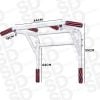 barra mf dominadas estilo iron gym 1