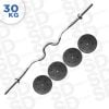 barra super curva + 30 kg