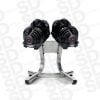 stand banca mancuernas bowflex 2