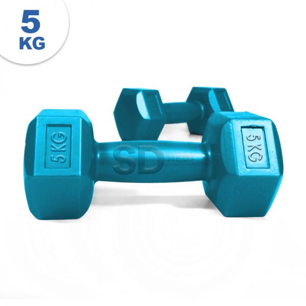 Mancuernas Plásticas Par 5 x 2 = 10 Kg