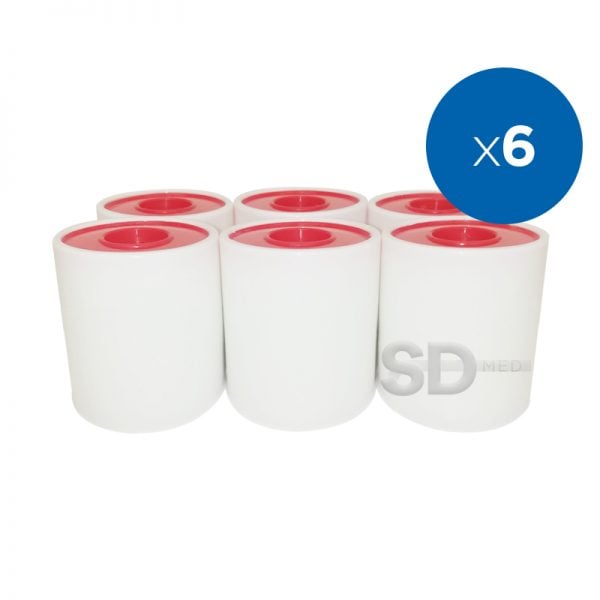 Tela China Tipo Leukoplast 5 Cm X 5 Mt Caja 6 unidades