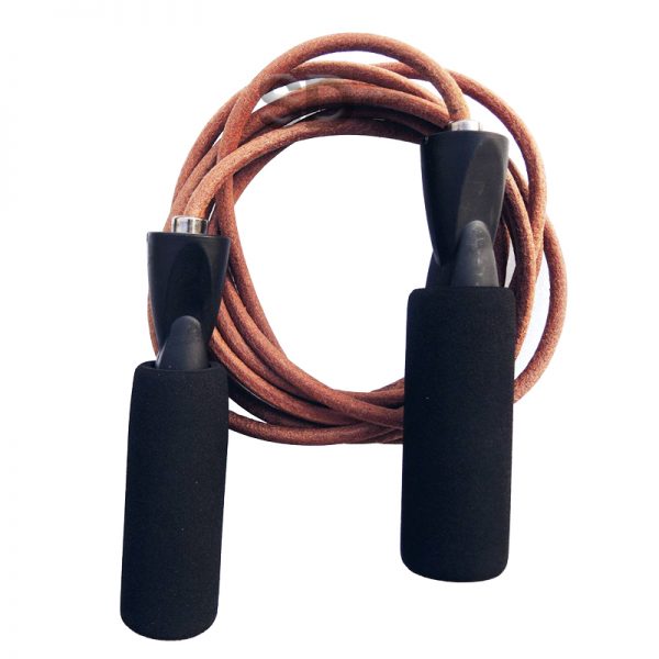 Cuerda de salto speed de cuero / SD-Td-011