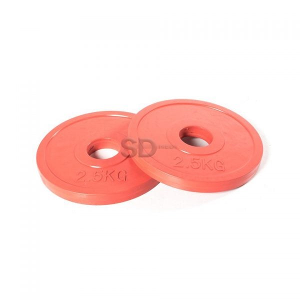 Disco Olímpico Fraccional Pu - Par 2.5 Kg