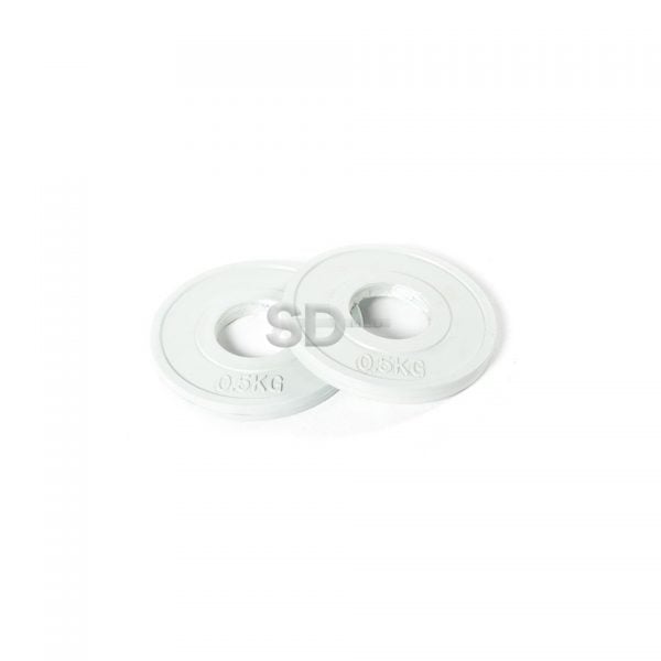 Disco Olímpico Fraccional Pu - Par 0,5 Kg