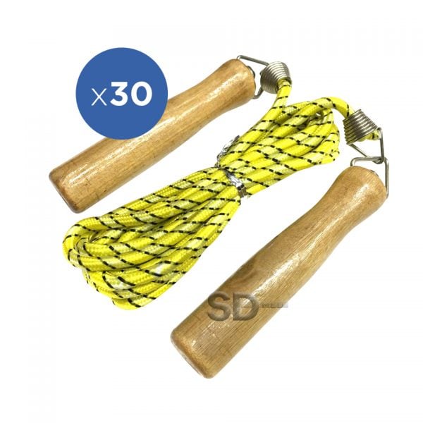 Cuerda de salto Eco madera Pack x30