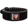 Cinturon de Levantamiento RDX – Cuero Suede Black Powerlifting – WBS-4PB 5