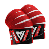 Vendas de Rodilla Par RDX – Wrap de Levantamiento Soporte – Rojas – WAH-K4R 1